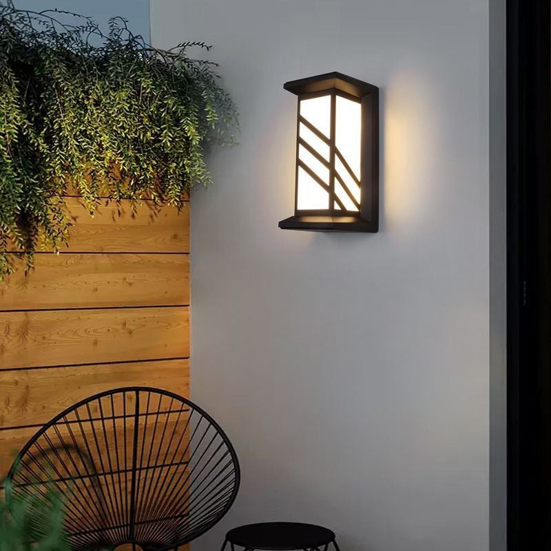LED Outdoor Wall Lamp Kennedy 12W Black White