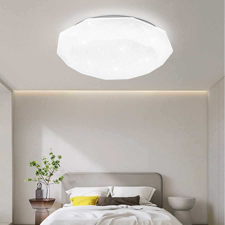 LED ceiling light PL101/500WH, 51W, Diameter 49cm, Warm/Cold/Neutral Light, White