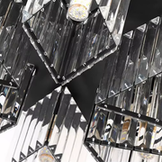 Georgian Chandelier 1x E27 Black