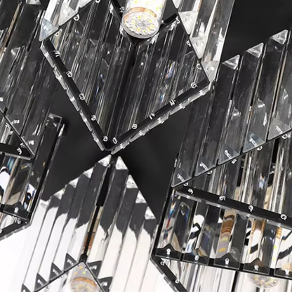 Georgian Chandelier 1x E27 Black