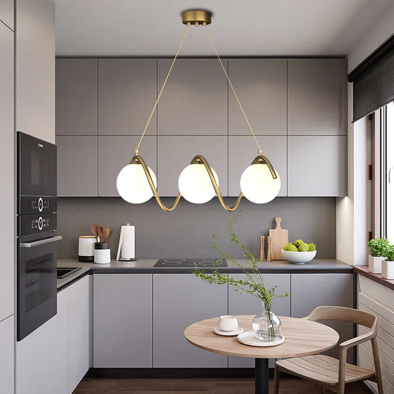 Lorenzo Chandelier, 3x G9, Gold