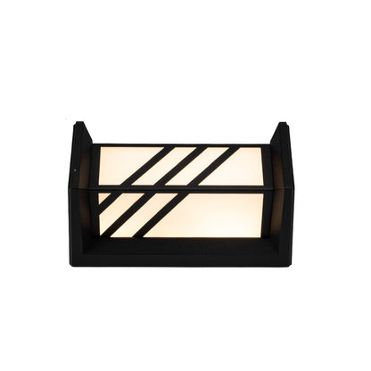 LED Outdoor Wall Lamp Kennedy 12W Black White
