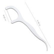 Set of 100 dental floss toothpicks