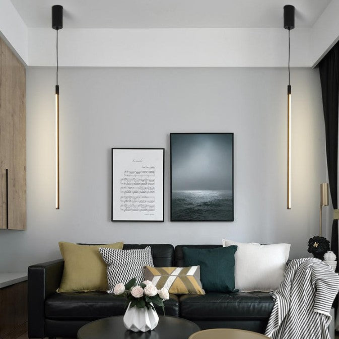 Pluto Pendant, 6W, Cool/Warm/Neutral Light, Black 