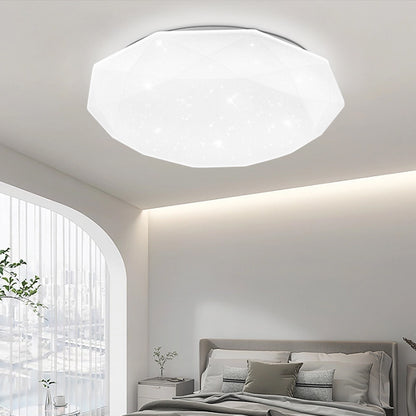 LED ceiling light PL101/500WH, 51W, Diameter 49cm, Warm/Cold/Neutral Light, White