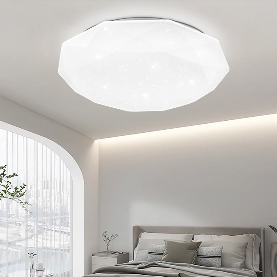 LED ceiling light PL101/500WH, 51W, Diameter 49cm, Warm/Cold/Neutral Light, White