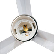 Cube Shape Chandelier, STRUKTUR Linear Trio, 3x E27, White, Metal