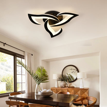 LED Chandelier LT660/3BK, 3 Elements, 32W, Light 3000/4000/6000K, Black, Adjustable Height