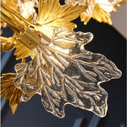 Modern Chandelier, CM260/800GD, 8xE14, Diameter 80cm, Gold, Adjustable Height, Metal and Crystals