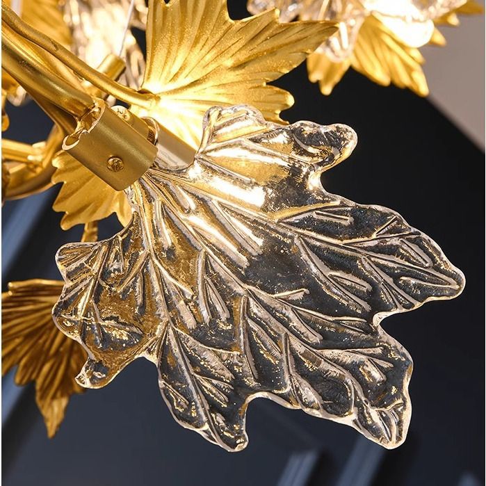 Modern Chandelier, CM260/800GD, 8xE14, Diameter 80cm, Gold, Adjustable Height, Metal and Crystals