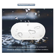 Outdoor LED wall light, 12W, IP65, White, Warm Light 3000K, Metal