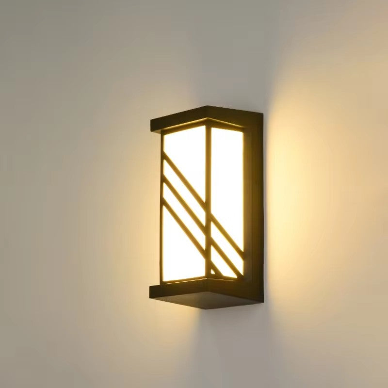 LED Outdoor Wall Lamp Kennedy 12W Black White