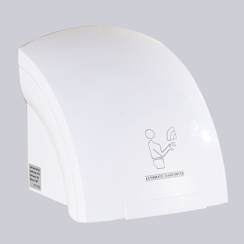Sensor Hand Dryer, 1800W, White, Plastic, FL/2000