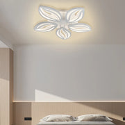 LED chandelier with remote control ORCHID, 65W, 5 Petals, Cold/Warm/Neutral light, Dimmable, White 
