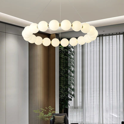 Celeste Acrylic LED Pendant Chandelier with Remote Control, Dimmable, 3000K/4000K/6000K, Gold, Metal and Acrylic
