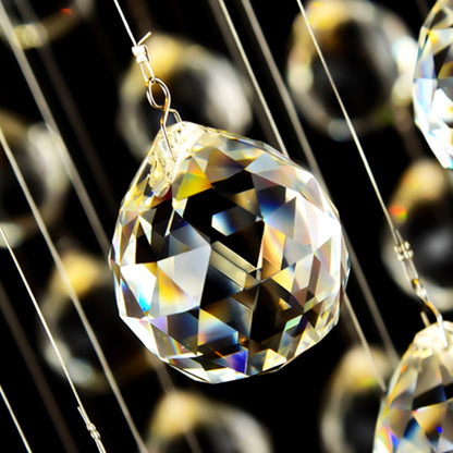 Crystal Chandelier LED 70W Bellini Gold 50cm