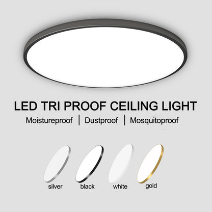 SOLIS LED ceiling light 27cm 20W Cold Light Gold