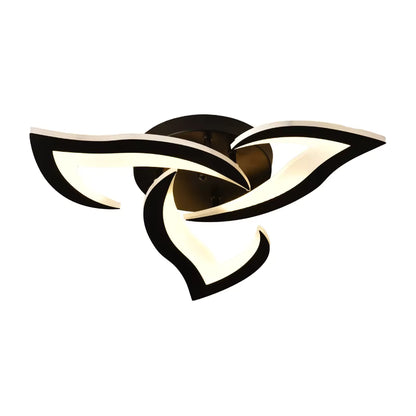 LED Chandelier LT660/3BK, 3 Elements, 32W, Light 3000/4000/6000K, Black, Adjustable Height