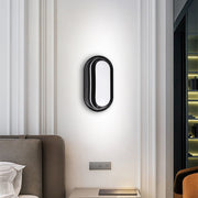 Outdoor LED wall light AX322/270BK, 24W, Warm light 3000k, IP65, Black and White