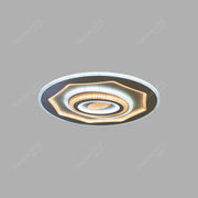 Lustra LED cu telecomanda MUKE 120W, lumina Rece/Calda/Neutra, Alb -15K