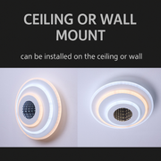 LED chandelier NEXA ROTUND 3D 38W, Cold/Warm/Neutral light, White