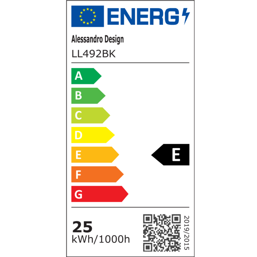 MODERN LED Chandelier 24W, Diameter 20cm, Round, Cold/Warm/Neutral light, Black