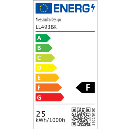 MODERN LED Chandelier 29W, Length 20 cm, Square, Cold/Warm/Neutral light, Black