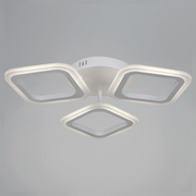 LED chandelier ERIKA 24W, 3 Squares, Neutral light, White