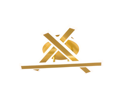 LED Chandelier with Remote Control LT755/3GD, 62.2W, 40*5.5*10, IP20, Cold/Warm/Neutral Light, Dimmable, Gold, Iron, Plexiglas