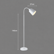 Lampadar ARKALYK, 1 x E27, Metal, Alb