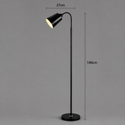 Lampadar ARKALYK, 1 x E27, Metal, Negru