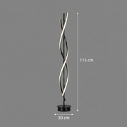 Upsilon LED lamp, 27W, 3000K/ 4000K/ 6000K, Metal and Acrylic, Black