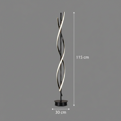 Upsilon LED lamp, 27W, 3000K/ 4000K/ 6000K, Metal and Acrylic, Black
