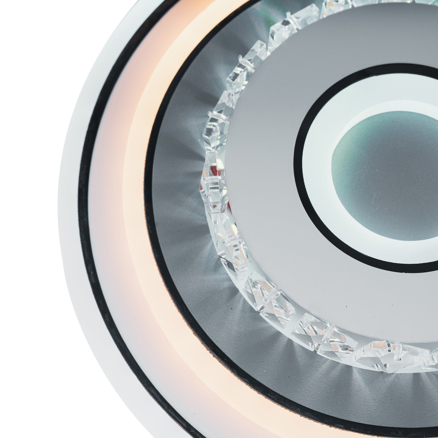 LED chandelier MITA, 28W, Cold/Warm/Neutral light, White 