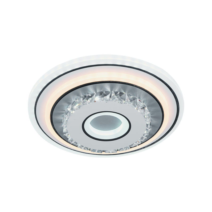 LED chandelier MITA, 28W, Cold/Warm/Neutral light, White 