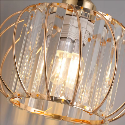 Modern Classic Chandelier, Suspended, Monica, 3 X E27, Gold, Metal and Glass, Adjustable Height Classic Chandeliers Default Title Alessandro Design