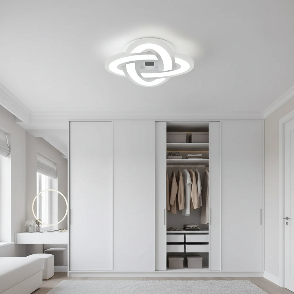 LED Chandelier CRINELLA 45W, Diameter 23cm, Cold/Warm/Neutral light, White LED Chandelier Default Title Alessandro Design