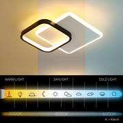MARCELO LED chandelier 30W, Cold/Warm/Neutral light Black White