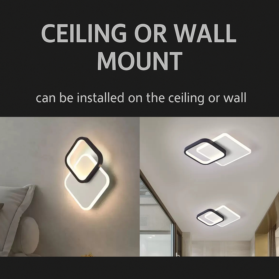 MARCELO LED chandelier 30W, Cold/Warm/Neutral light Black White