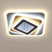 LED chandelier NEXA 3D 46W, Square, Cold/Warm/Neutral light, White