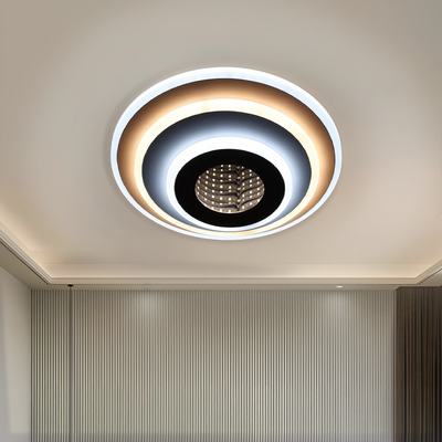 LED chandelier NEXA ROTUND 3D 39W, Cold/Warm/Neutral light, White