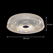 LED Chandelier RADIAN Nobile, 43W, Diameter 39.5 cm, Warm/Neutral/Cool Light, White LED Chandelier Default Title Alessandro Design