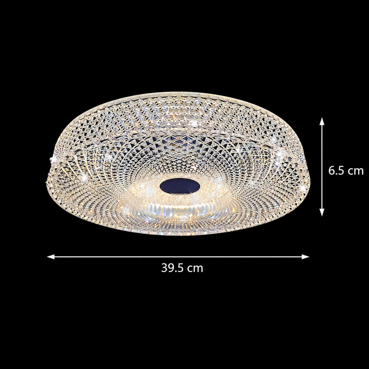 LED Chandelier RADIAN Nobile, 43W, Diameter 39.5 cm, Warm/Neutral/Cool Light, White LED Chandelier Default Title Alessandro Design