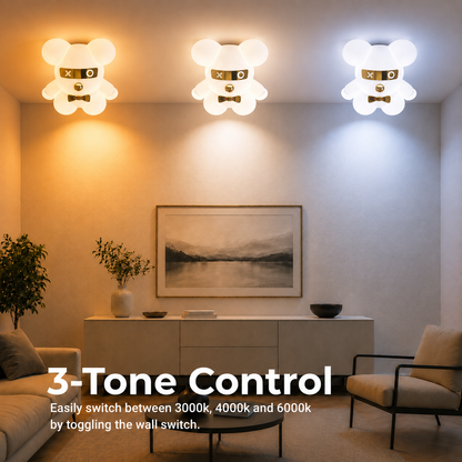 LED chandelier URSULETI CP220, 95W, 3000/4000/6000K, White