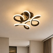 VERTEX HELIX LED chandelier, 65W, Cold/Warm/Neutral light, Black