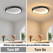 LED Chandelier with Remote Control, PL103/520BK, 29W, Diameter 50cm, Warm/Cold/Neutral Light, Black