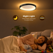LED Chandelier with Remote Control, PL103/520BK, 29W, Diameter 50cm, Warm/Cold/Neutral Light, Black