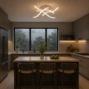 LED chandelier with remote control ANADYR 40W, 4 Elements, Cold/Warm/Neutral light, Dimmable, White