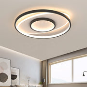 LED Chandelier with remote control FIGURATO, 63W, 3 Circles, Cold/Warm/Neutral light, Dimmable, Black LED Chandeliers with Remote Control Default Title Alessandro Design