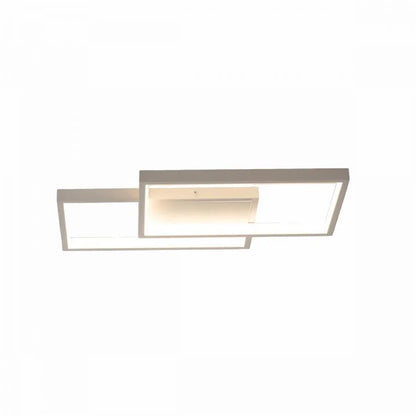 LED chandelier with remote control LANDYN 37W, 2 Squares, Cold/Warm/Neutral light, Dimmable, White LED chandelier with remote control Default Title Alessandro Design